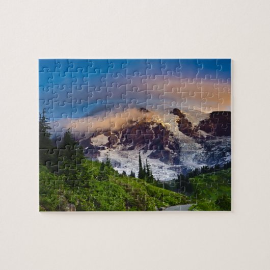 VS, Washington, Mt. Rainier. Ochtendzon Legpuzzel (Horizontaal)