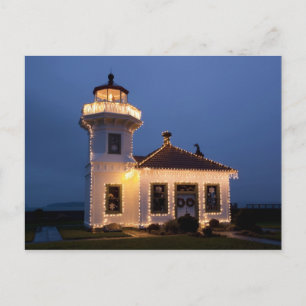 VS, Washington, Mukilteo. Mukilteo-vuurtoren Briefkaart