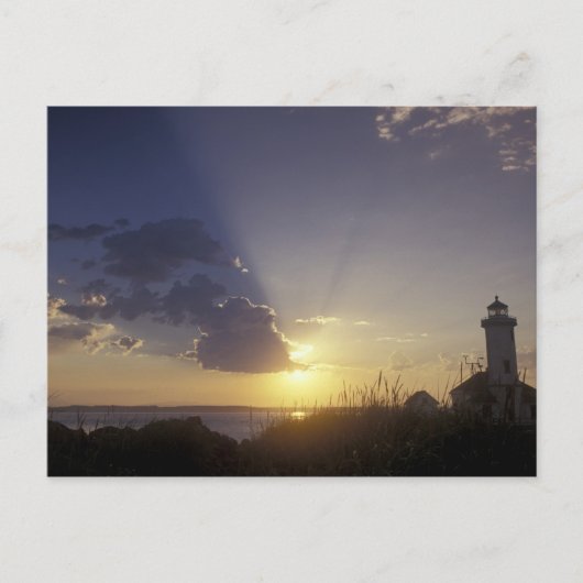 VS, Washington, nabij Port Townsend. Punt Briefkaart (Voorkant)