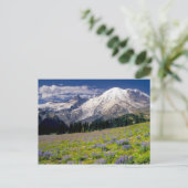 VS, Washington, Nationaal park Mount Rainier. Briefkaart (Staand voorkant)