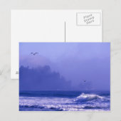 VS, Washington, Olympic National Park. Mist Briefkaart (Voorkant / Achterkant)