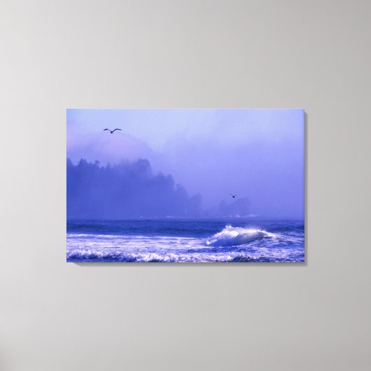 VS, Washington, Olympic National Park. Mist Canvas Afdruk (Voorkant)