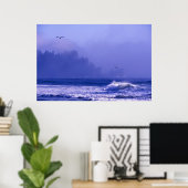 VS, Washington, Olympic National Park. Mist Poster (Thuiskantoor)