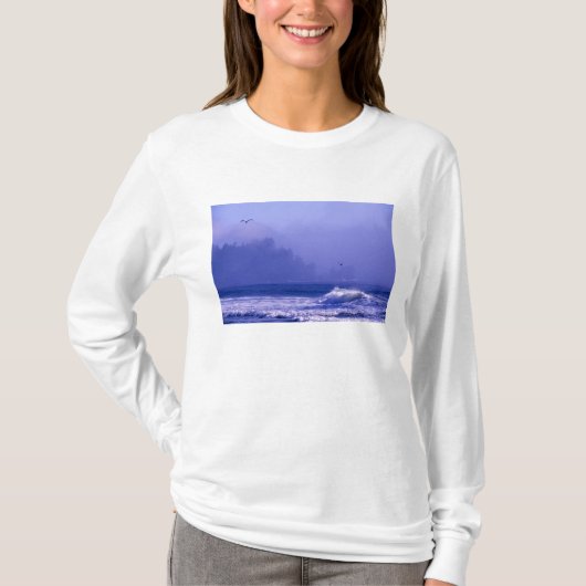 VS, Washington, Olympic National Park. Mist T-shirt (Voorkant)