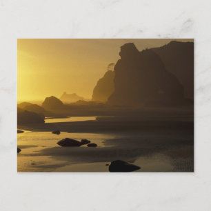 VS, Washington, Olympic Nat'l Park, Zonsondergang, Briefkaart