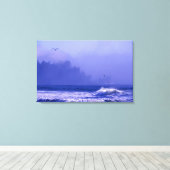 VS, Washington, Olympisch Nationaal Park. Mist Canvas Afdruk (Insitu (Houten vloer))