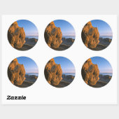 VS, Washington, Orcas Island, Boulder Ronde Sticker (Vel)