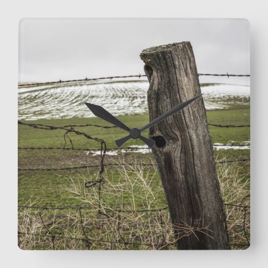 VS, Washington, Palouse-regio Vierkante Klok (Voorkant)