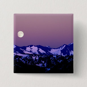 VS, Washington, Port Angeles, Olympic National Vierkante Button 5,1 Cm