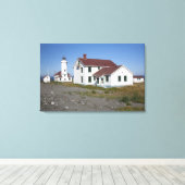 VS, Washington, Port Townsend, Point Wilson Canvas Afdruk (Insitu (Houten vloer))
