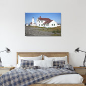 VS, Washington, Port Townsend, Point Wilson Canvas Afdruk (Insitu (Slaapkamer))