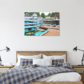 VS, Washington, San Juan-eilanden Canvas Afdruk (Insitu (Slaapkamer))