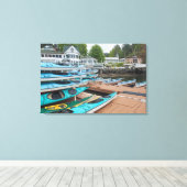 VS, Washington, San Juan-eilanden Canvas Afdruk (Insitu (Houten vloer))