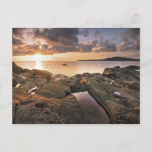 VS, Washington, San Juan-eilanden.  Een dramatisch Briefkaart