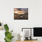 VS, Washington, San Juan-eilanden. Een dramatisch Poster (Thuiskantoor)