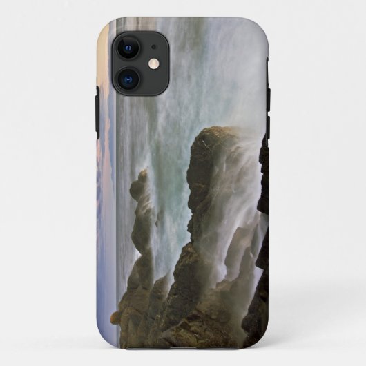 VS, Washington, San Juan-eilanden. Golven slaan Case-Mate iPhone Case (Achterkant)