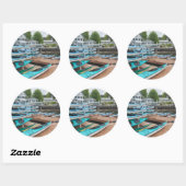 VS, Washington, San Juan-eilanden Ronde Sticker (Vel)