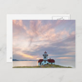 VS, Washington, San Juan-eilanden. Sunset Briefkaart (Voorkant / Achterkant)