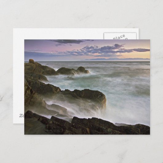 VS, Washington, San Juan-eilanden. Waves craves Briefkaart (Voorkant / Achterkant)