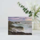 VS, Washington, San Juan-eilanden. Waves craves Briefkaart (Staand voorkant)