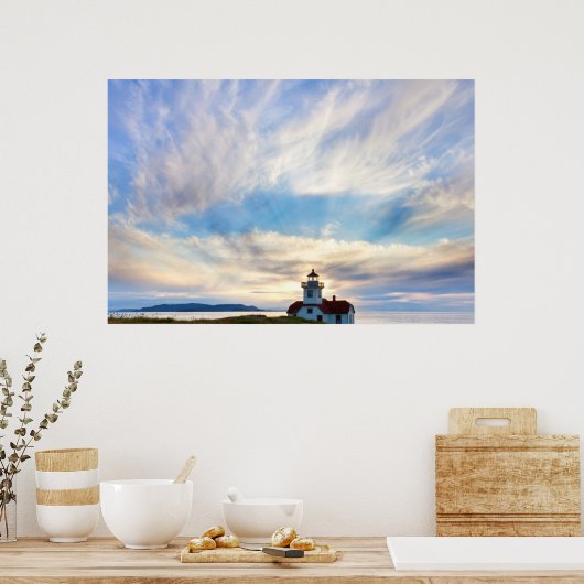 VS, Washington, San Juan-eilanden. zonsondergang 2 Poster (Keuken)