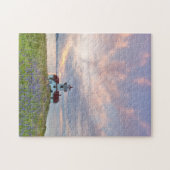 VS, Washington, San Juan-eilanden. Zonsondergang Legpuzzel (Horizontaal)