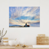 VS, Washington, San Juan Islands. Zonsondergang 2 Poster (Keuken)