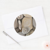 VS, Washington, Seabeck. Close-up van strand 2 Ronde Sticker (Envelop)
