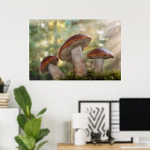 VS, Washington, Seabeck. Leccinum Insigne Poster (Thuiskantoor)