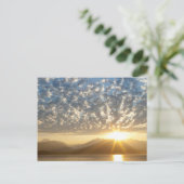 VS, Washington, Seabeck. Sunset Briefkaart (Staand voorkant)