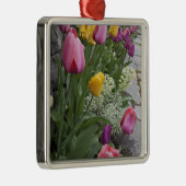 VS, Washington, Seabeck. Tulpen Metalen Ornament (Rechts)