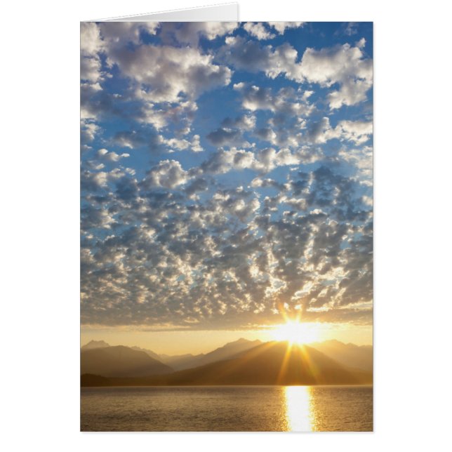 VS, Washington, Seabeck. Zonsondergang (Voorkant)