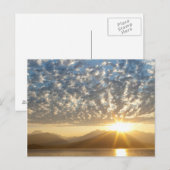 VS, Washington, Seabeck. Zonsondergang Briefkaart (Voorkant / Achterkant)