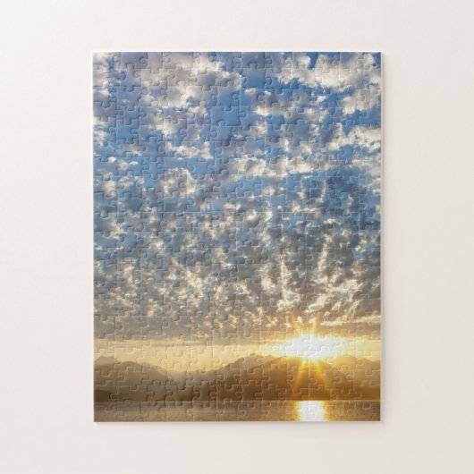 VS, Washington, Seabeck. Zonsondergang Legpuzzel (Verticaal)