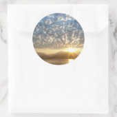 VS, Washington, Seabeck. Zonsondergang Ronde Sticker (Tas)