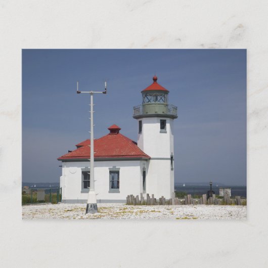 VS, Washington, Seattle, Alki Point Lighthouse, 2 Briefkaart (Voorkant)
