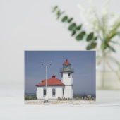 VS, Washington, Seattle, Alki Point Lighthouse, 2 Briefkaart (Staand voorkant)