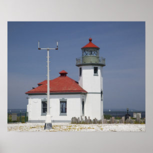 VS, Washington, Seattle, Alki Point Lighthouse, 2 Poster