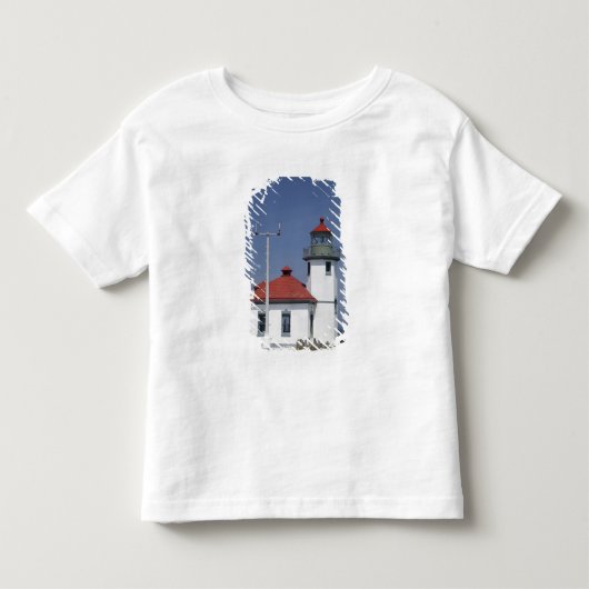 VS, Washington, Seattle, Alki Point Lighthouse, Kinder Shirts (Voorkant)