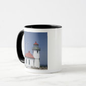 VS, Washington, Seattle, Alki Point Lighthouse, Mok (Voorkant links)