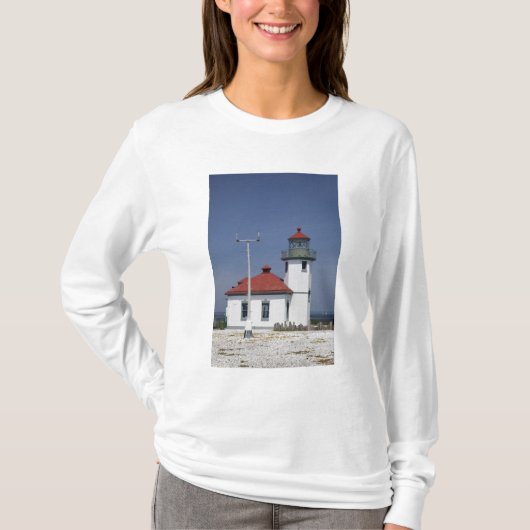 VS, Washington, Seattle, Alki Point Lighthouse, T-shirt (Voorkant)
