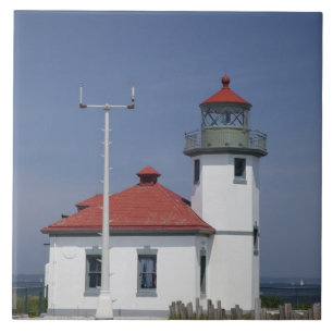 VS, Washington, Seattle, Alki Point Lighthouse, Tegeltje