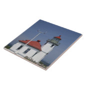 VS, Washington, Seattle, Alki Point Lighthouse, Tegeltje (Zijkant)