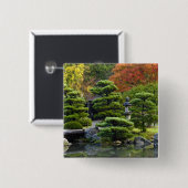 VS, Washington, Seattle, Arboretum, Japans Vierkante Button 5,1 Cm (Voorkant /achterkant)