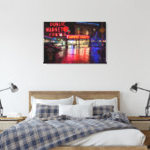 VS, Washington, Seattle, Pike Place Market Canvas Afdruk (Insitu (Slaapkamer))
