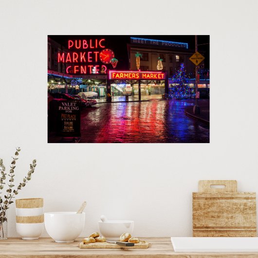 VS, Washington, Seattle, Pike Place Market Poster (Keuken)