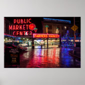 VS, Washington, Seattle, Pike Place Market Poster (Voorkant)