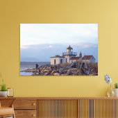 VS, Washington, Seattle, Puget Sound 2 Canvas Afdruk (Insitu (Woonkamer))