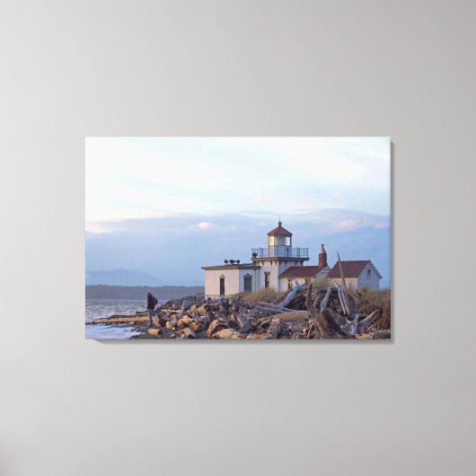 VS, Washington, Seattle, Puget Sound 2 Canvas Afdruk (Voorkant)