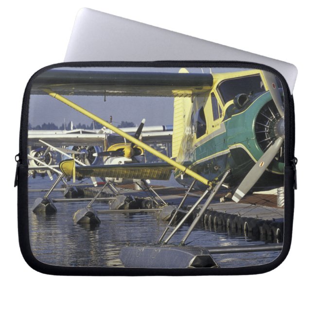 VS, Washington, Seattle, Watervliegtuigen aangemee Laptop Sleeve (Voorkant)